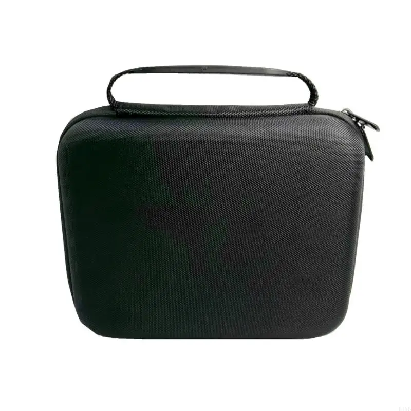 E1YB Portable EVA Case for SM7B/MV7/MV7X Microphone Carrying Storage Bag Soft Lining for Travel Office Home