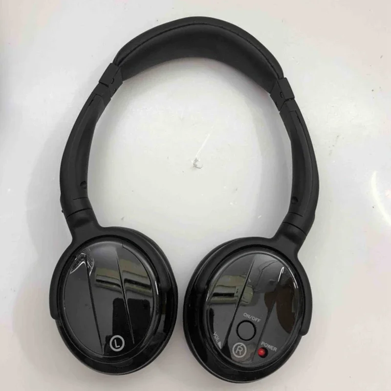 سماعات لاسلكية بالأشعة تحت الحمراء للسيارة إنفينيتي الأصلية الخلفية الترفيه QX سلسلة باترول Y62