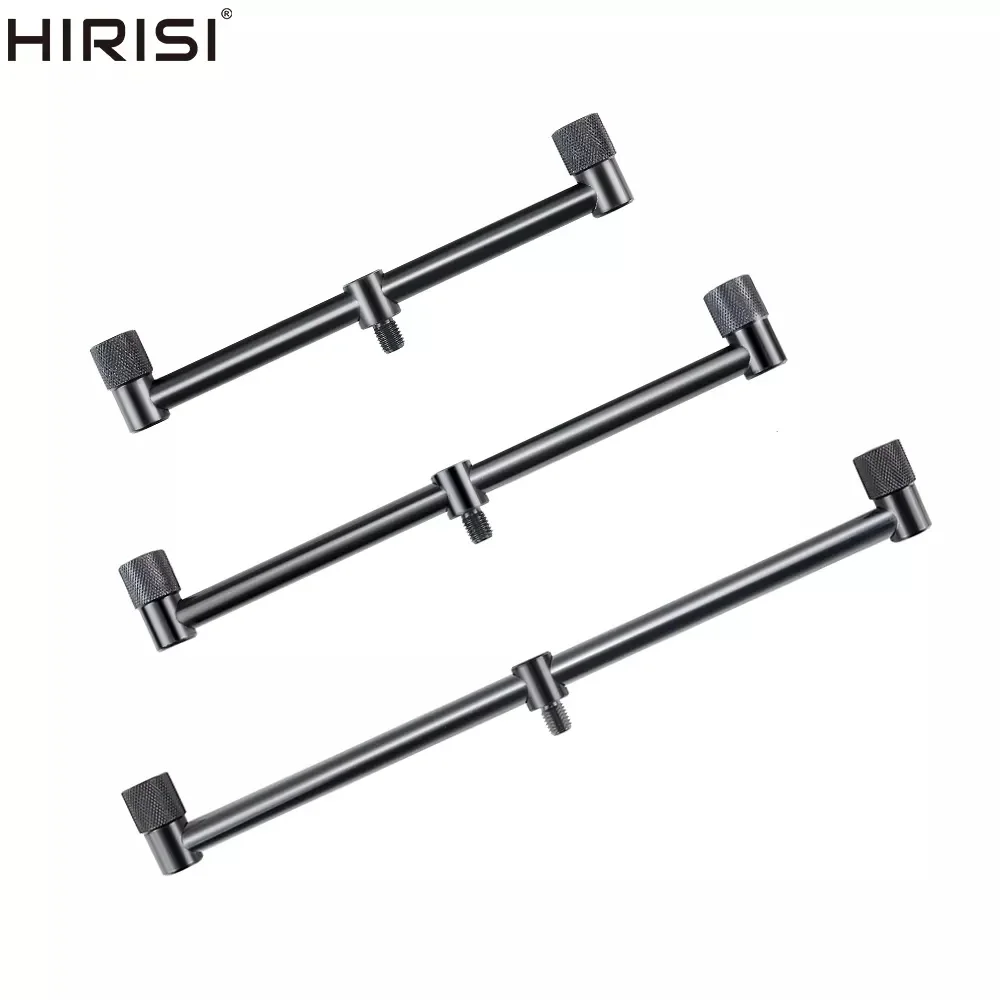 

2 x Hirisi Mini Short Black Buzz Bars 20cm 25cm 30cm Carp Coarse Fishing Equipment for 2 Rods