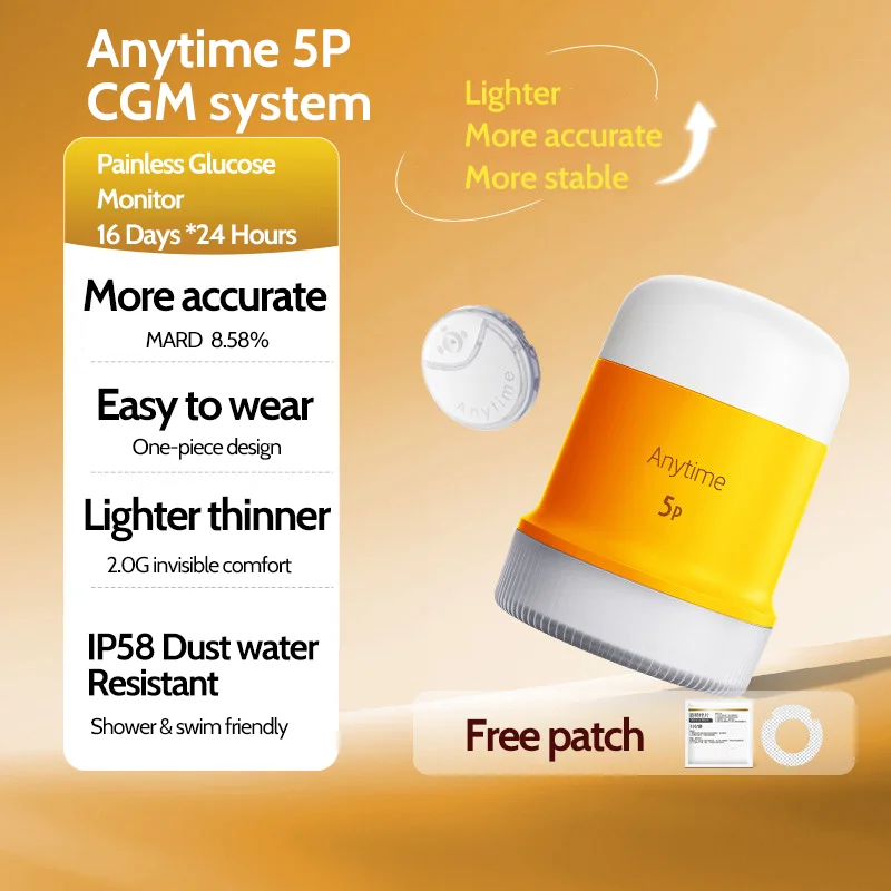 16-day-cgms-continuous-glucose-monitor-android-app-diabetes-management-no-finger-glucose-sensor-as-freestyle-anytime-5p-sensor