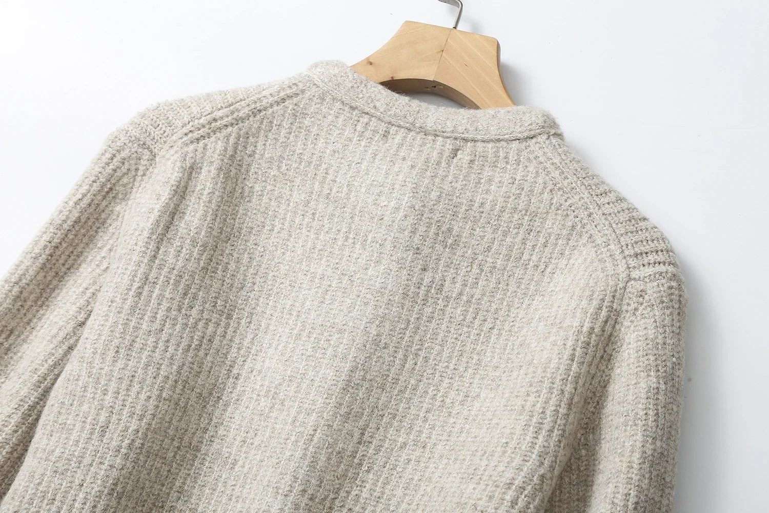 Ethereal MD 2024 new style of Women\'s casual French style soft waxy sweater knitted cardigan short coat