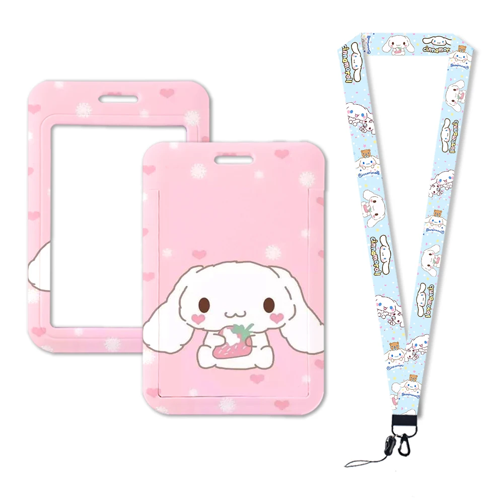 W Cute Student Bus Subway Cinnamoroll Card Holder Children Cartoon Anime Multifunctional Card Holder Gift