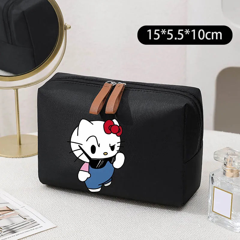 HelloKittys Zipper Cosmetic Bag Cute Makeup Bag for Women Travel Make Up Toiletry Bag Washing Women Lipstick Storage Pouch Gift