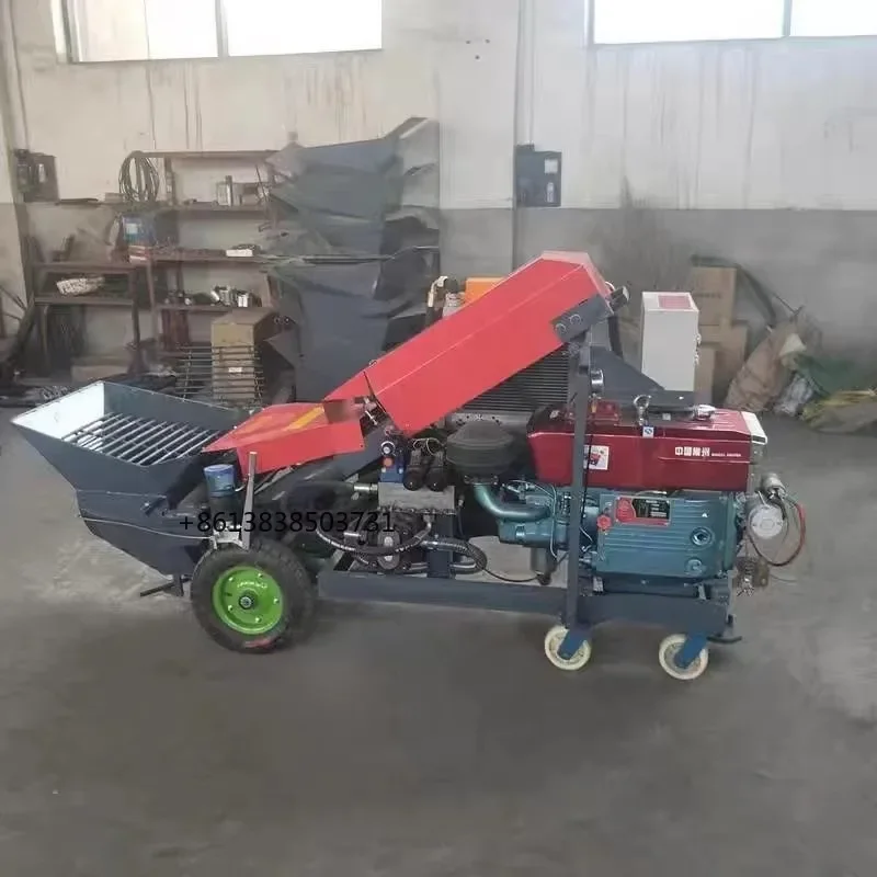 Concrete Pump Factory Sales High Work Concrete Pump Machine Efficiency Motar Concrete Pump Hot Sale Czech Republic