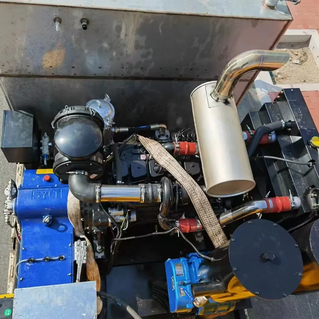 آلة إزالة علامات الطرق بخط طلاء المرور ذات الضغط العالي للغاية، طلاء علامات الطريق سهل الصيانة مع ناسف مائي أساسي