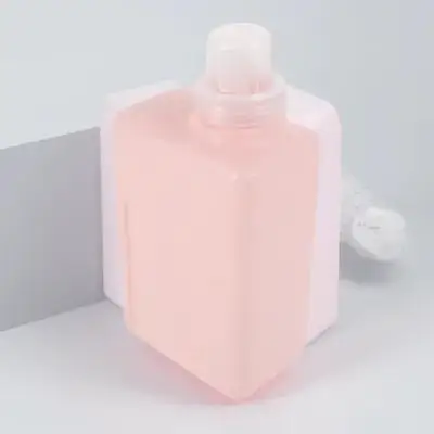 

1000Ml Laundry Dispenser Bottle Square Space Saving Design Leakproof Refillable Container For Laundry Liquid Cleaning Agents