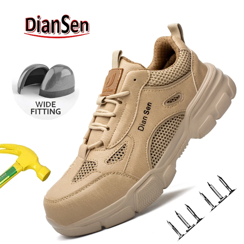 

Work Boots & Shoes Indestructible Lightweight Breathable Safety Shoes Steel Toe Anti-puncture Industrial Shoes Mens Hiking Boots