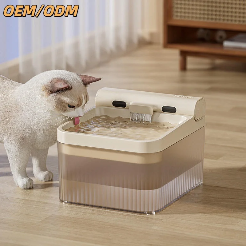 

4L Wireless Automatic Cat Water Fountain Quiet Filter Purification USB Charge Pet Water Dispenser