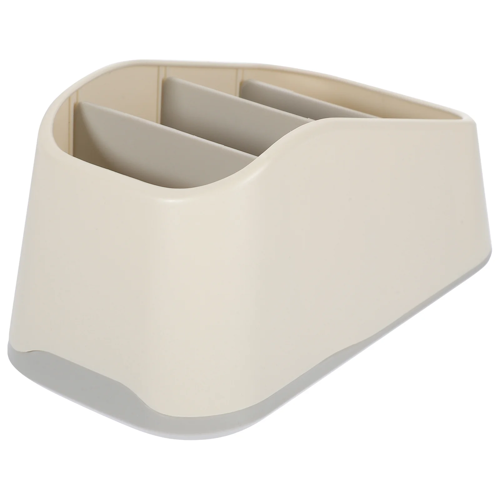 

Remote Control Holder Multi-Compartment Storage Box Desktop Organizer Phone Remote Holder Living Room Sundries Container