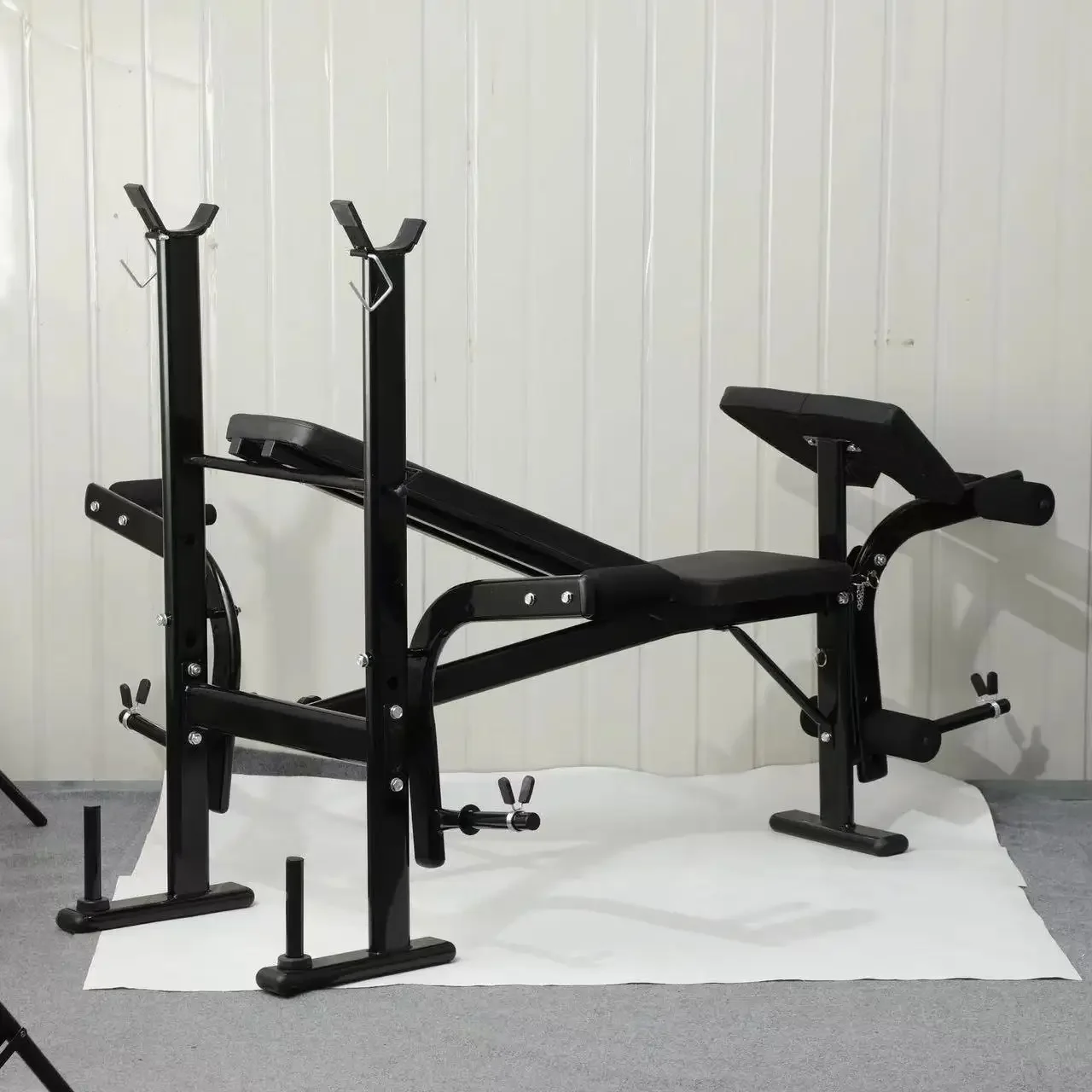 Factory Wholesale Folding Multi function Gym Equipment Weight Bench  Adjustable Strength Training Weight Lifting Bench press