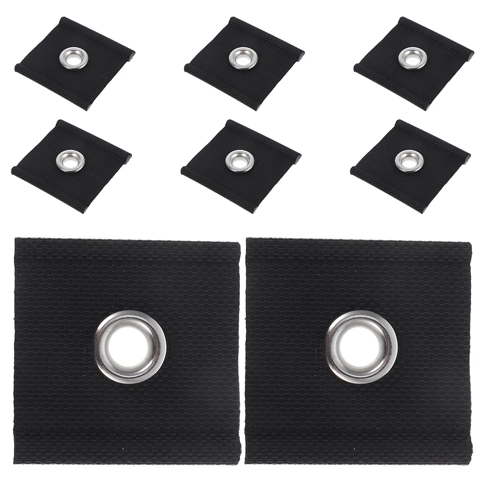 

8 Pcs Guide RV Hitch Camper Accessories Pvc Coated Fabric Awning Eyelet