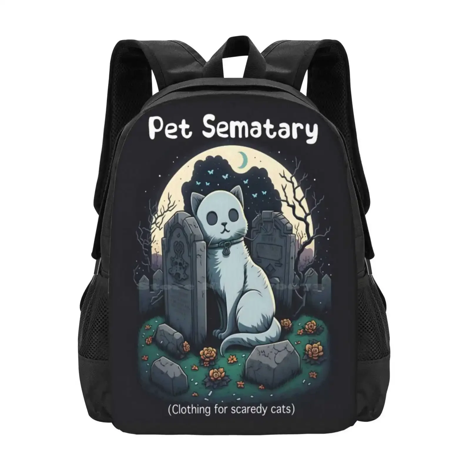 

Pet Sematary (Clothing For Scaredy Cats) Hot Sale Schoolbag Backpack Fashion Bags Pet Sematary Pet Cemetery Stephen King Horror