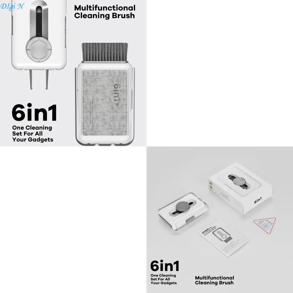 

Portable Cleaning Brush Cleaning Screen Wipe Earbuds Cleaning Cleaner R2LB