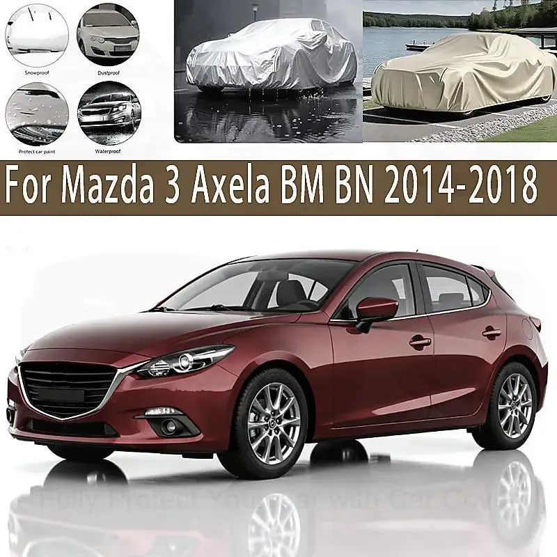 

Для наружной защиты, полный для Mazda 3, Axela BM BN, водонепроницаемые пылезащитные автомобильные чехлы
