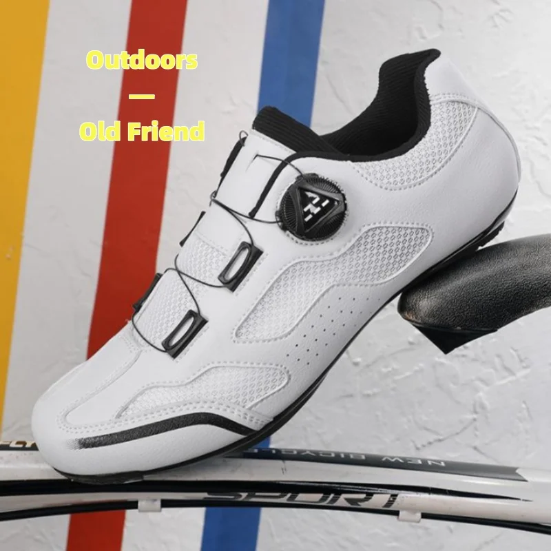 New Summer Cycling Shoes Men Sports Road Bike Shoes Speed Sneakers Racing Flat Women Cleats Bicycle Boots Mountain Spd Footwear