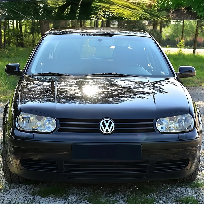 VW 골프 MK4 GTI TDI SDI R32 FSI GL GLS 변형 1997-2005 자동차 헤드라이트 눈썹 눈꺼풀 커버, 스포일러 튜닝 스티커, 2 개