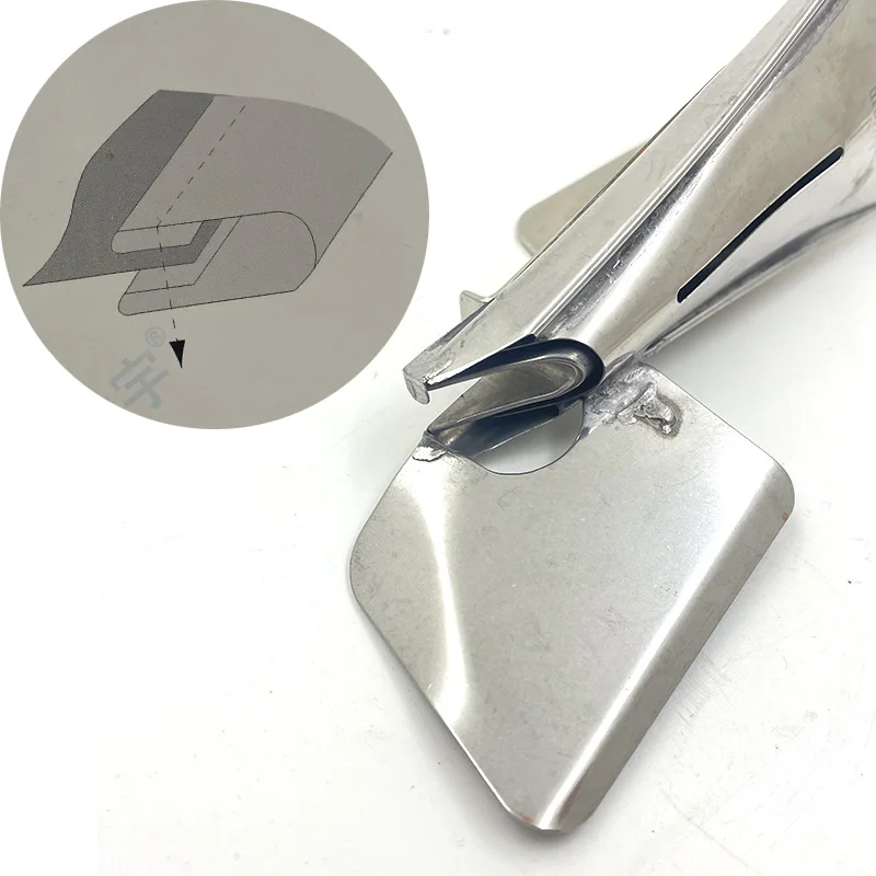 Industrial Sewing Machine Parts Folder Hemming Tool DY166 For Industrial Single Needle Lockstich Machine