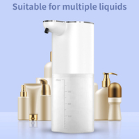 400ml Automatic Soap Dispensers Wall Mounted Touchless Hand Soap Dispenser Infrared Sensor 4 Levels Adjustable for Home Offices