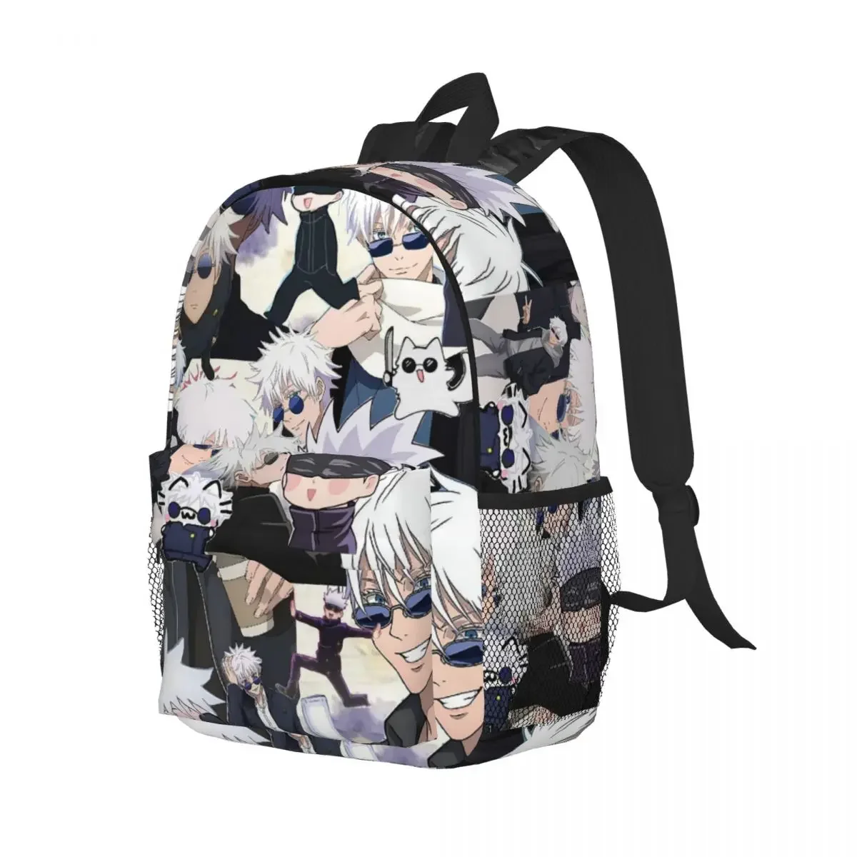 

Este Коллаж Inspirado En Gojo Satoru Jujutsu Kaisen Рюкзак Подростковая сумка для книг Студенческие школьные сумки Дорожный рюкзак Сумка на плечо