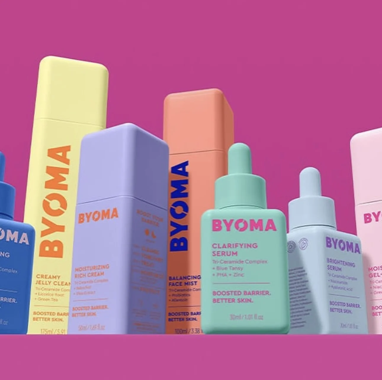 الأصلي دفعة حاجز لطيف أفضل جوهر العناية بالبشرة BYOMA Phyto-Mucin توهج مصل ترطيب استعادة النفط ترطيب كريم جل #2