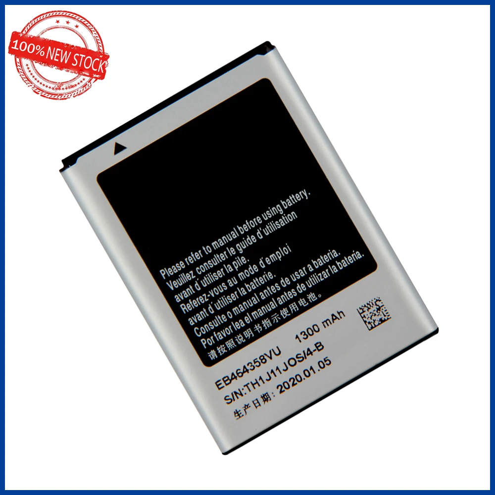 Batería de repuesto EB464358VU para Samsung Galaxy GT-S6358, S7500, S6102E, S6802, S6352, GS6108, GT-S6310, 1300mAh