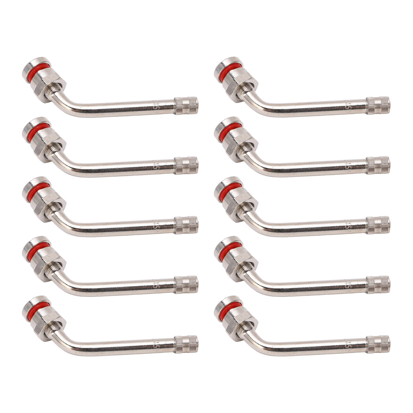 10 Uds vástagos de válvula de neumático vástagos de válvula de neumático de camión TR545D vástago de válvula de 60 grados para ruedas de aluminio Alcoa 22,5 pulgadas 24,5 pulgadas TR545D