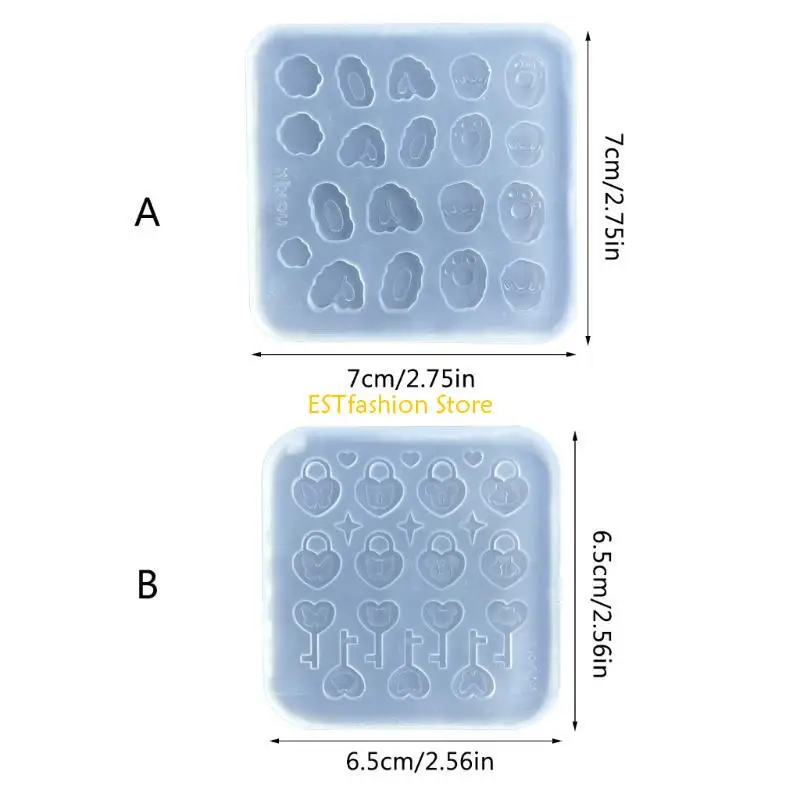 Y5GC Shaker Filling Silicone Mold Resin Epoxy Fillers Mold Decorative Craft