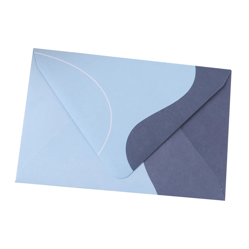 50pcs/lot Blue Green Envelope High-grade Small Business Supplies Invitations Postcards Giftbox Paper Message Wedding Envelopes