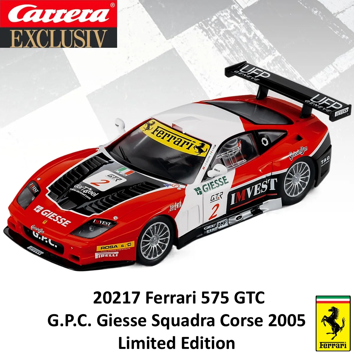 Carrera Ferrari 575 GTC модель автомобиля 1:24 | AliExpress