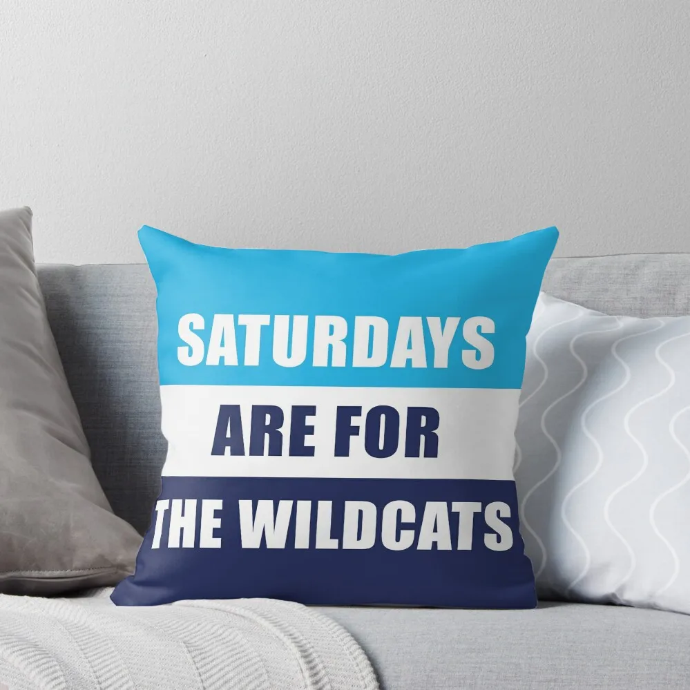 Saturdays are for the wildcats- Villanova University Throw Pillow Sofa Cushion Cover luxury throw pillow covers pillow