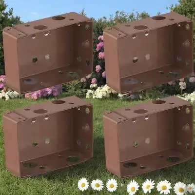 

4Pcs Curtain Installation Bracket Support Roller Blind Mount Bracket Household Curtain Accessories for Office Home