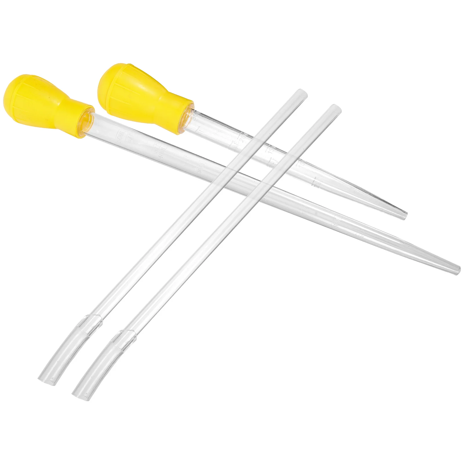 

2 pcs Fish Tank Siphon Pump Silicone Water Changer Tool For Aquarium Cleaning Fish Tank Siphon Cleaner Vacuum Aquarium Supplies