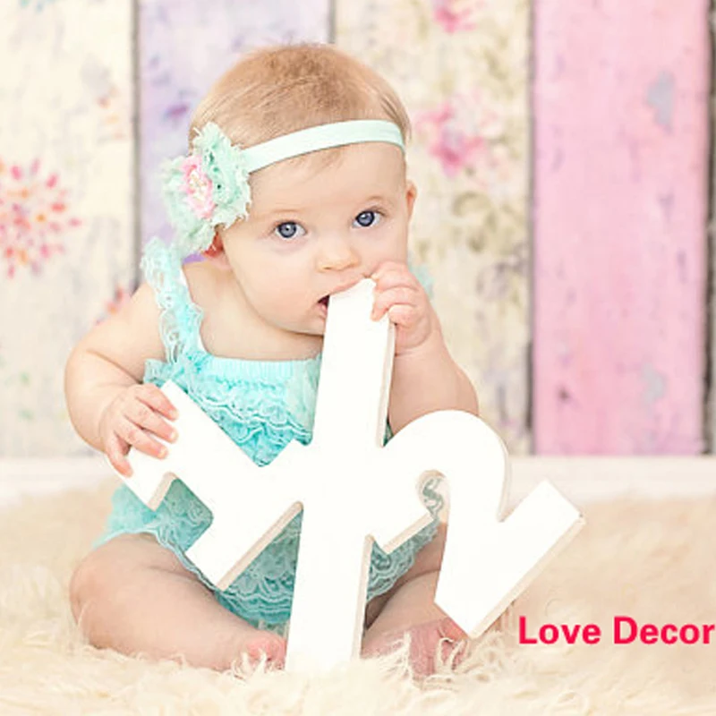 

Half Sign Baby Photo Prop, Large Numbers, Photography Props, Birthday Decor, Age, Sig