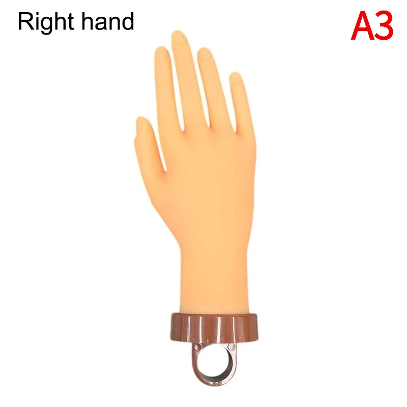 1/2Pcs Flexible Soft Adjustable Plastic Finger Practice Model