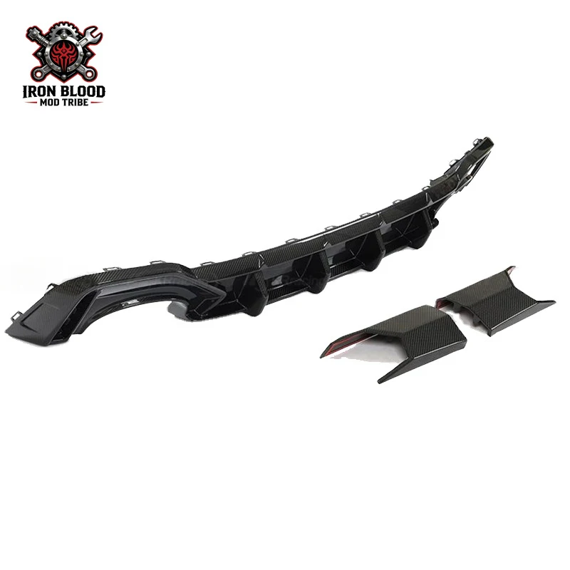 

Suitable for Dry Carbon Fiber Body Kit Rear Bumper Diffuser Audi RS6 2020-2023 Year