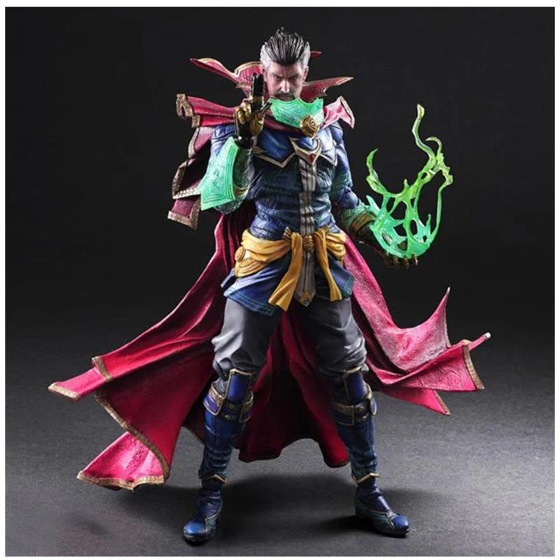 

In Stock Playarts Doctor Strange Pa Change Marvel Action Figures Avengers Strange Mage Models Collectible Model Cartoon Decor