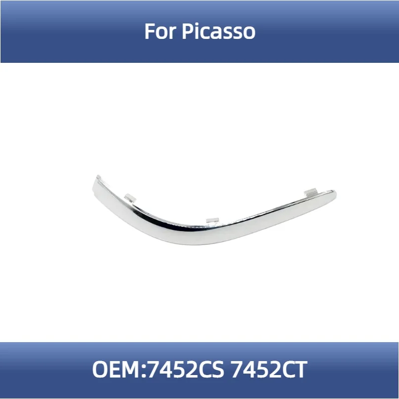 

7452CS 7452CT For Citroen Picasso rear bumper bright strip rear bumper trim strip Silver stripe