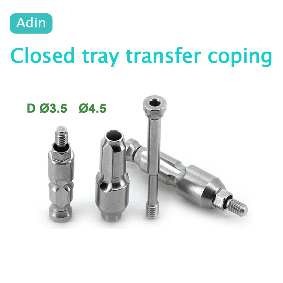 10Pcs Dental Implant Closed Tray Transfer Coping Fit Adin System Impression Copings Oral Care Restoration Part Factory Wholesale