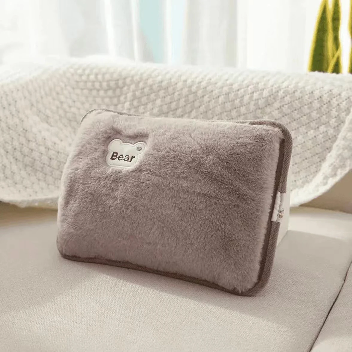 Oplaadbare warmwaterkruik Leuke elektrische handwarmer EU-stekker Herbruikbare warm kompreszak Verwarmingskussen Handzakwarmer