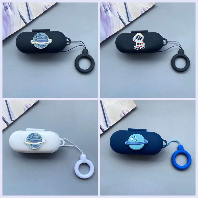 Caso dos desenhos animados para huawei freebuds se caso de silicone escudo do fone de ouvido bluetooth proteger capa fundas