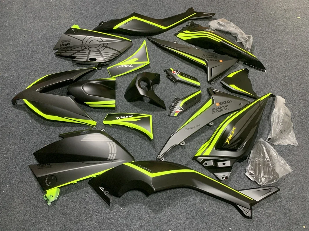 For Yamaha TMAX530 Tmax 530 T-max530 2015-2016 Motorcycle ABS Injection Full Body Shell Protective Fairing Kit Matte black15 16