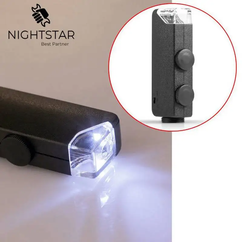 60X-100X Optical Zoom Mobile Phone LED Microscope Lens Optional Universal Clamp /With or Without Clip Handle Microscope