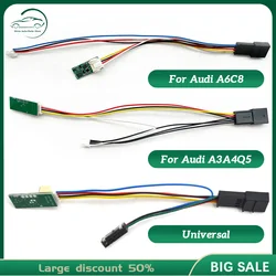 For Audi A3 A4 A5 A6 A7 Q5 R8 Old upgraded new steering wheel decoder without welding