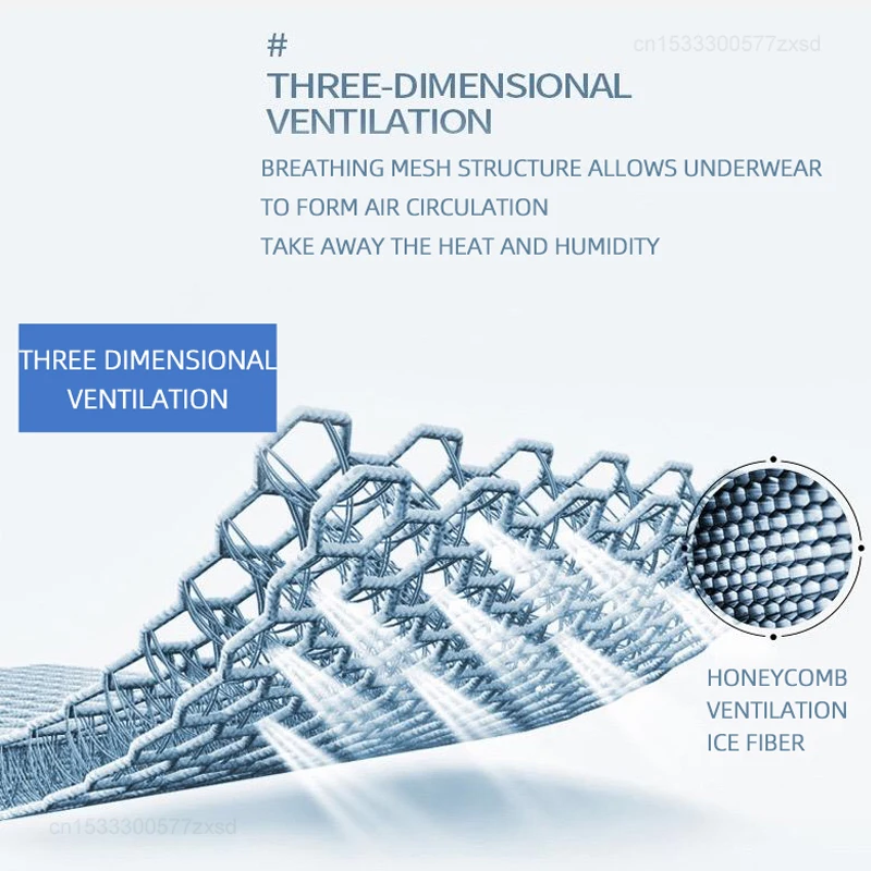 شورت بوكسر Nanjiren من Youpin للرجال ، ملابس داخلية للرجال ، بوكسر ، حرير ثلجي ، شبكة ، سراويل داخلية للذكور ، سروال داخلي مقاس كبير