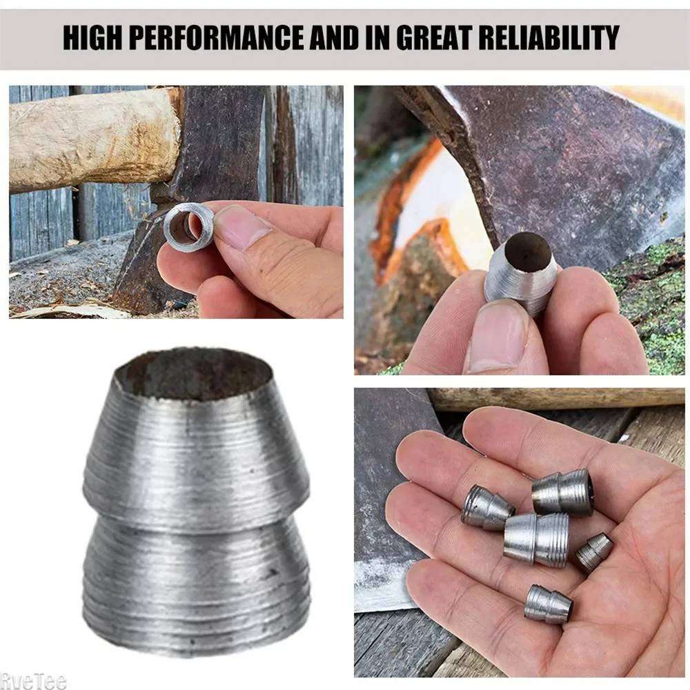 10 Pcs New Axe Wedge Axe Metal Hammer Handle Splitting Installation Supplies For Reinforcing Round Tools