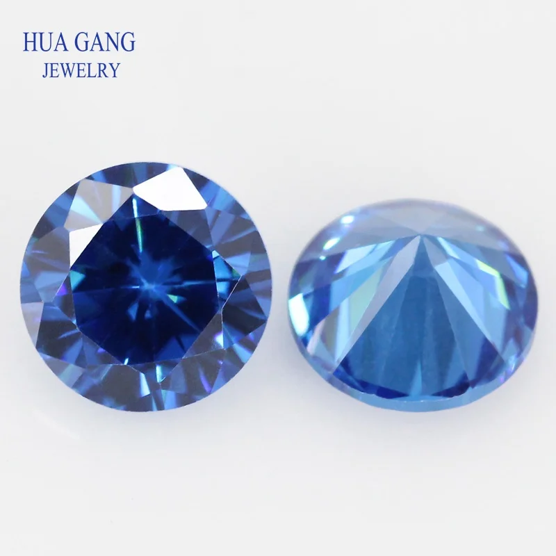 12 birthstone colors Stone Round Loose Cubic Zirconia Stone Synthetic Corundum Synthetic Spinel