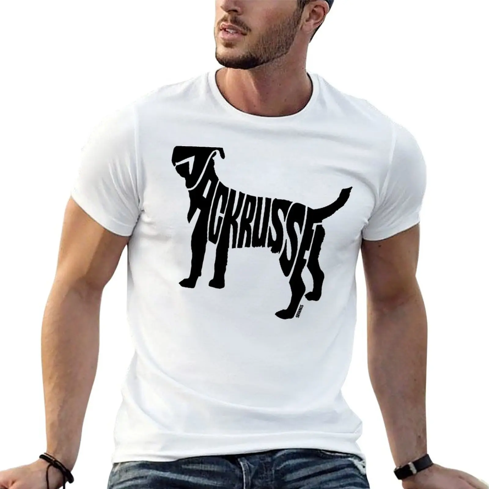 

shirts for slim Jack shirt t cotton fit 100% t T-Shirt Russel brand Black man men luxury