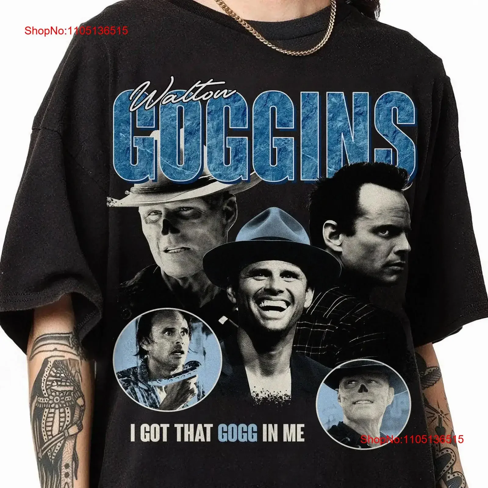 Walton Goggins I Got That Gogg In Me Vintage T Shirt Fan Wal vintage Washed Slightly Casual Unisex Breathable