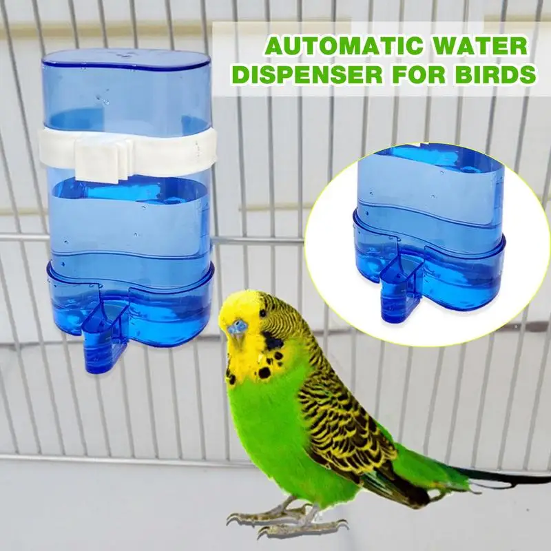 Birds Water Feeders Dispenser Automatic Bird Feeder Automatic Feeder Drinker Hanging Pet Lovebird Feeding Accessories