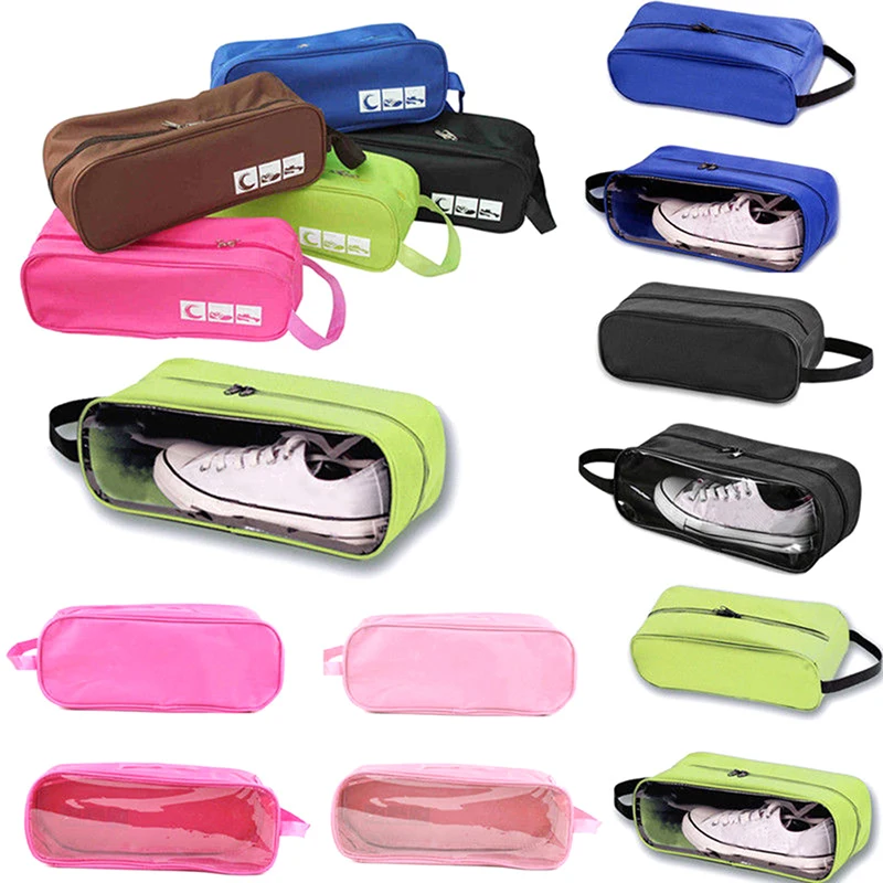 

Portable Waterproof Travel Shoes Bag Breathable Organizer Gym Training Yoga Basketball Football Shoes Transparent Storage Bag